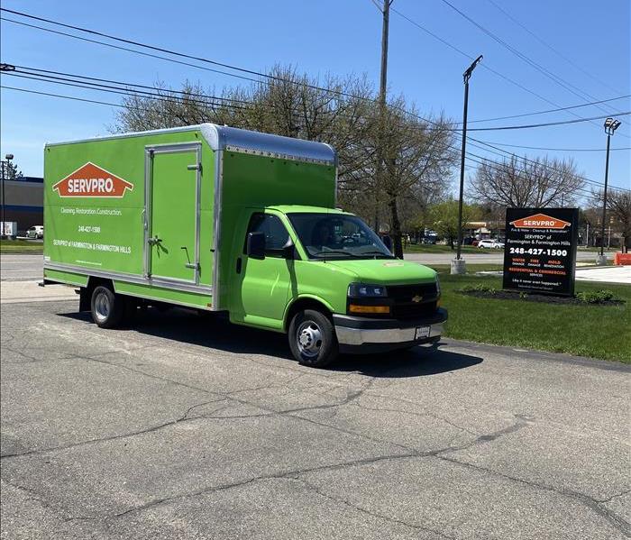 Our SERVPRO of Farmington and Farmington Hills crew ready to head out to a water loss 